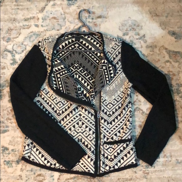 Lucky Brand Sweaters - Lucky Brand Zip Cardigan - Size L